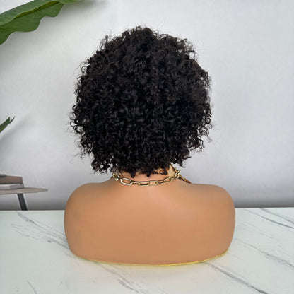 CORNROW CURLY WIG 10 INCHES