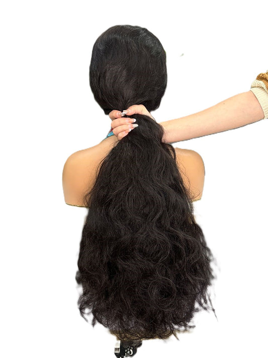 13*6 natural wave natural black 30 royal luxury  inches new collection