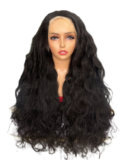 13*6 natural wave natural black 30 royal luxury  inches new collection