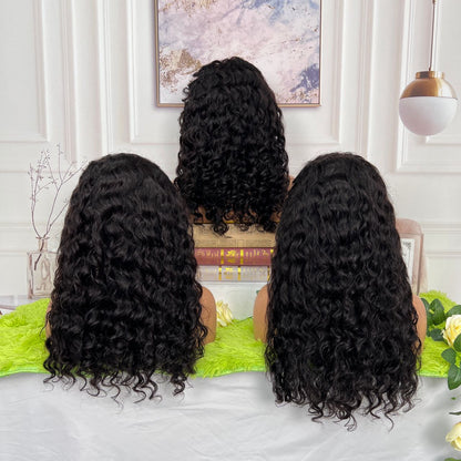 20 Inches brazilian curls natural black full frontal raw virgin human hair