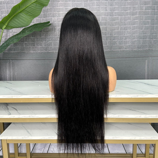 bone straight wigs 24 inches raw virgin hair