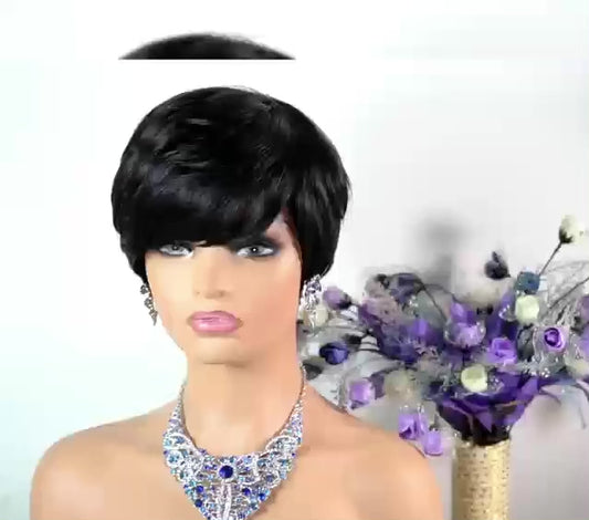 pixie cut black wigs styl it your way